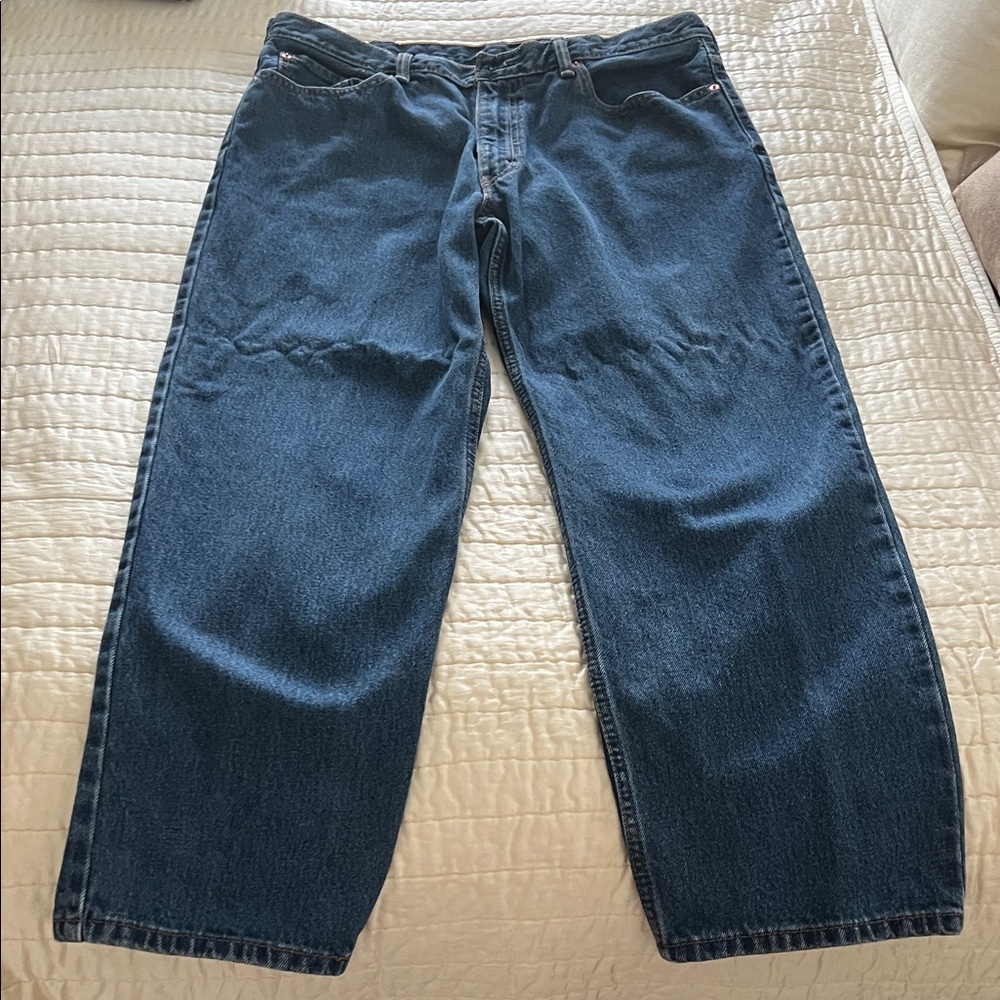 Levi's Men's Relaxed Fit Jeans in Deep Blue